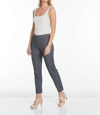 Slimsation By Multiples - Pull On Twill Ankle Pants