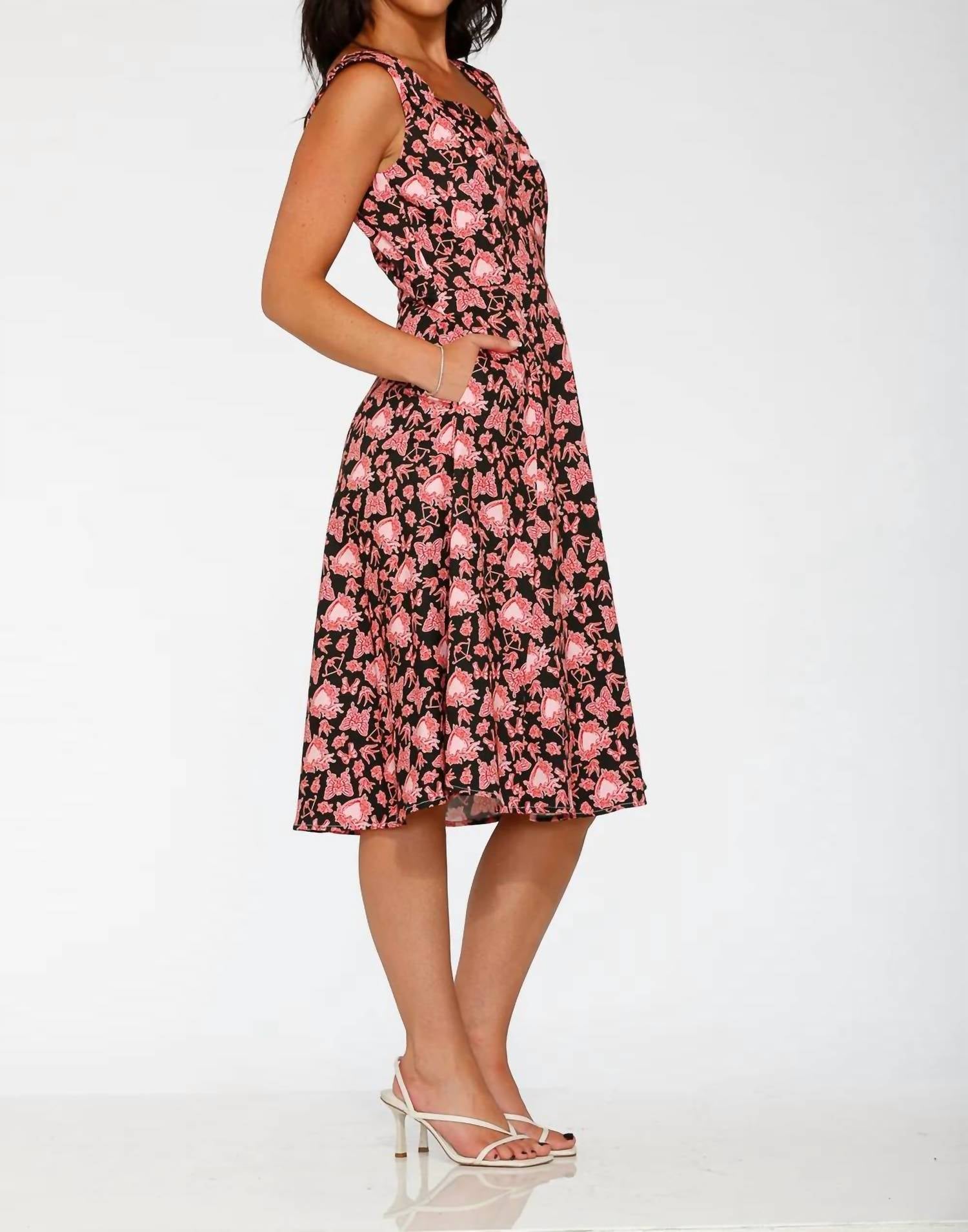 Orchid Bloom - Heart Angel Swing Dress