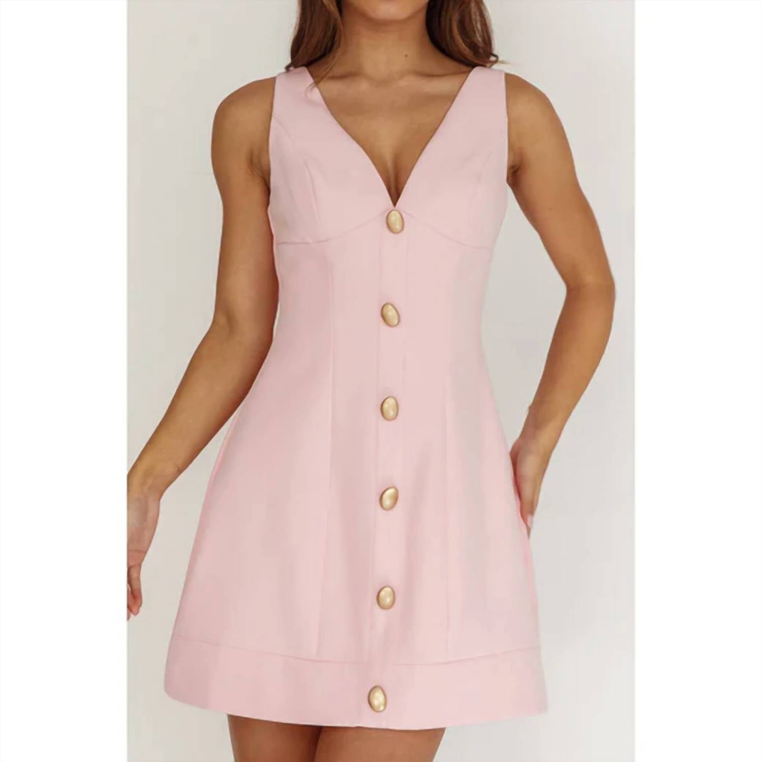 One & Only - Sleeveless Shift Mini Dress