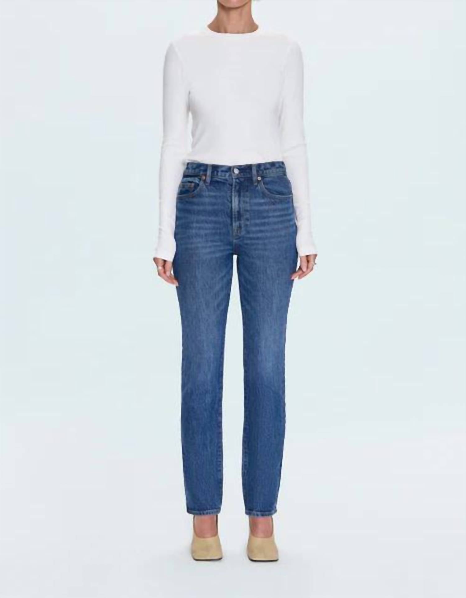 Pistola - Bri High Rise Slim Straight Jean