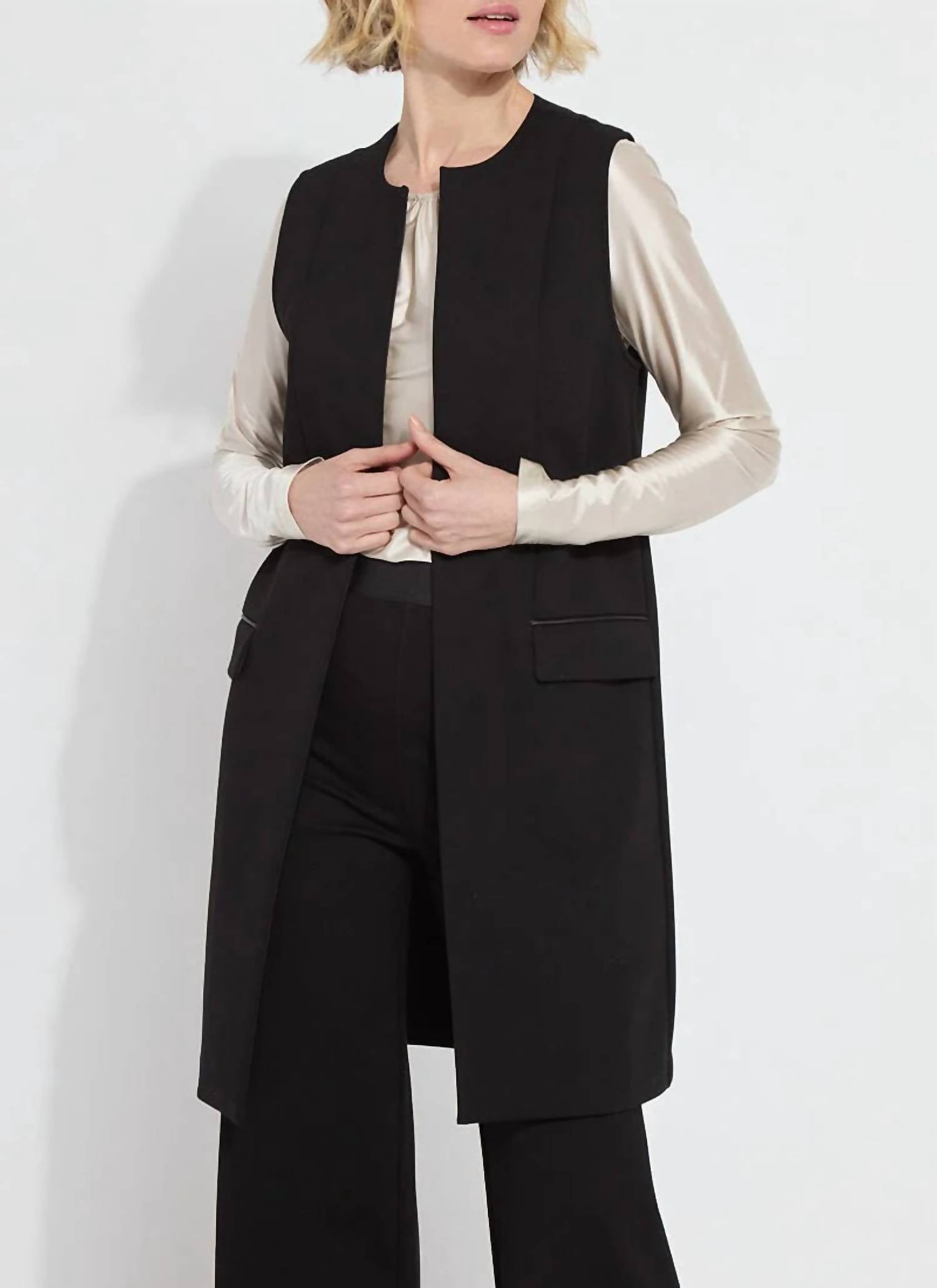 Lysse - Women's Denver Ponte Sleeveless Coat