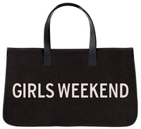 Bella Sleep + Spa - Women's Girls Weekend Canvas Tote Bag