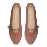 Blublonc - Women's Natalie Mary Jane Strap Detail Flats