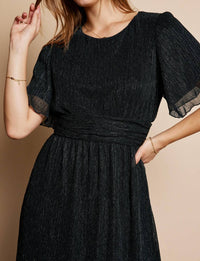 Celadon - Luxe Crinkle Dress