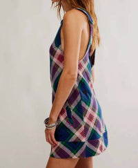 Free People - Carven Plaid Mini Dress