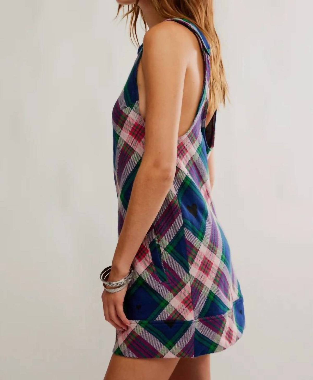 Free People - Carven Plaid Mini Dress