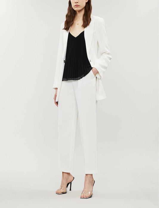 Topshop - High Rise Woven Suit Pants