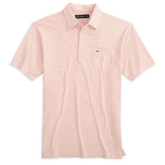 Fish Hippie Co - Men's Pamlico Stripe Polo Shirt
