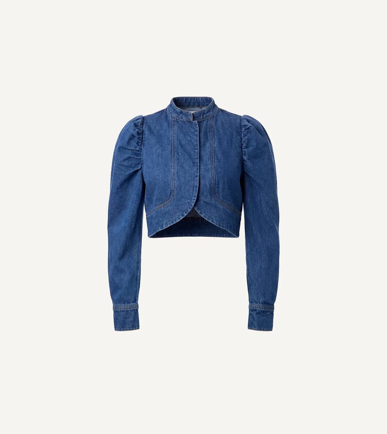 Cleobella Women's Damien Jacket in medium denim - women's jacket