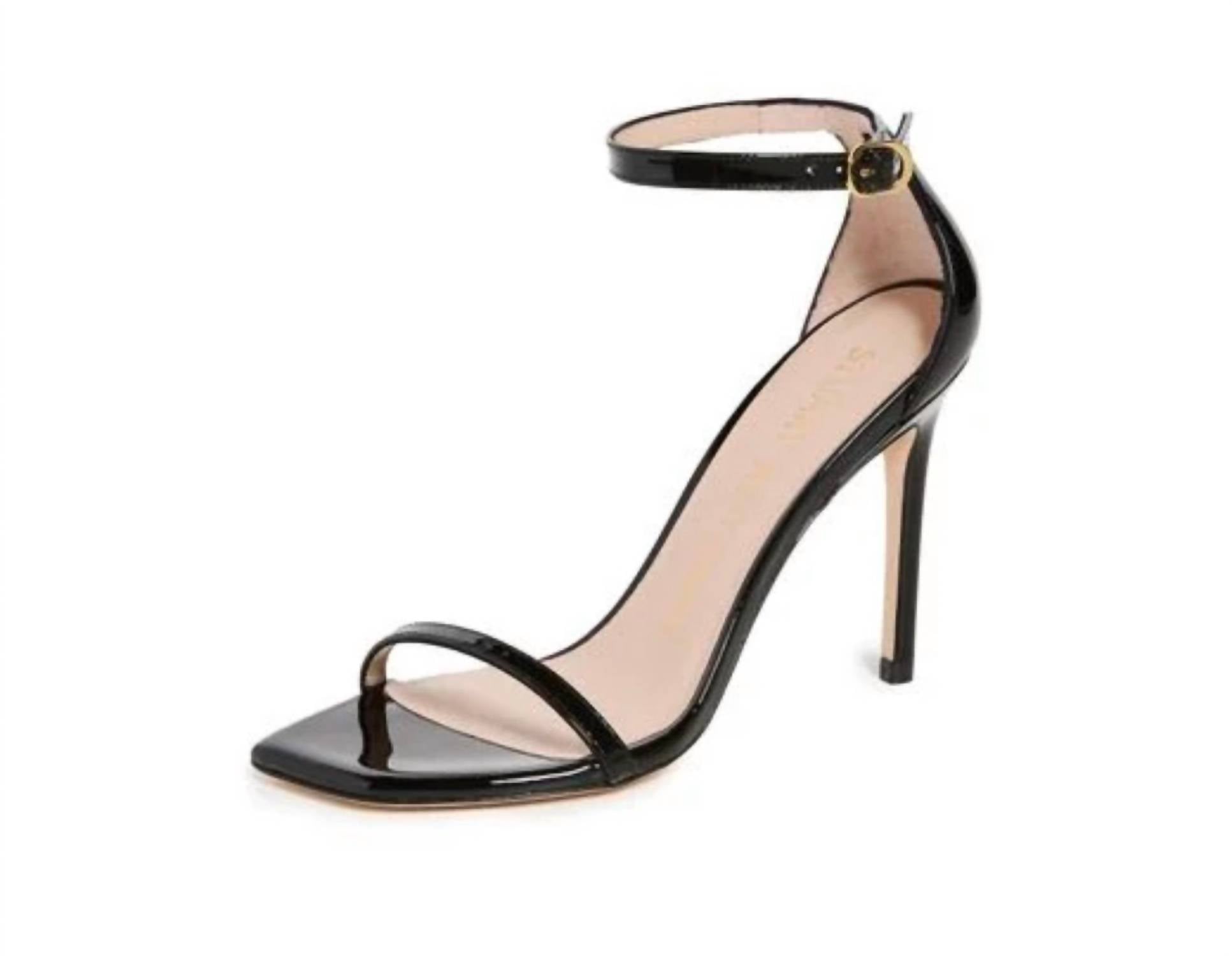Stuart Weitzman - Women's Nudist Curve Patent Sandals