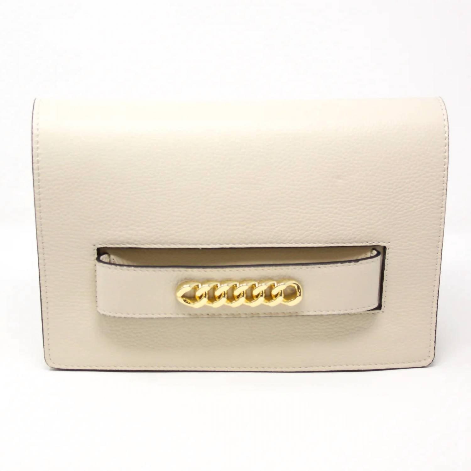 German Fuentes - Women's Large Leather Clutch Bag