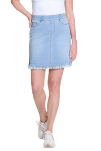Multiples - Women's Twisted Fringe Hem Skort