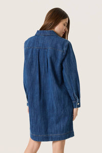 Soaked In Luxury - Zianna Long Sleeve Collar Dress