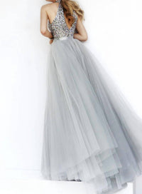 Sherri Hill - Beaded Tulle Ball Gown