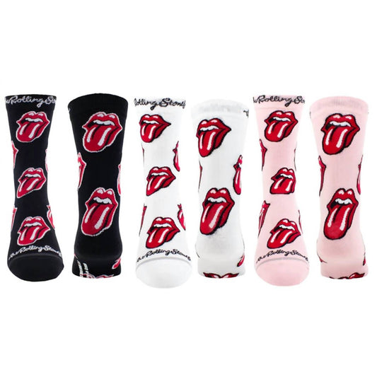 Perri’S Socks - Women's The Rolling Stones Assorted Crew Socks