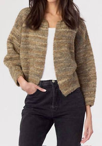 J. Society - Novelty Open Front Cardigan