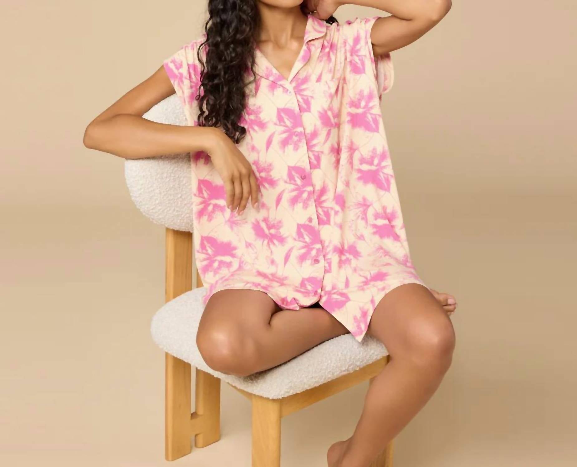 Softies - Caftan Mini Sleep Shirt