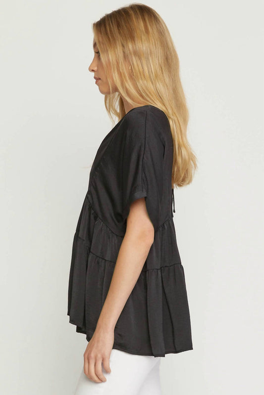 Entro - Double V Tiered Top