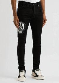 Amiri - Credits Crystal Skinny Jeans