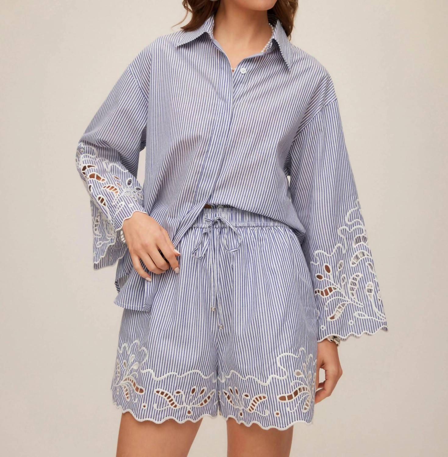 Fifteen Twenty - Women's Darcy Embroidered Shorts