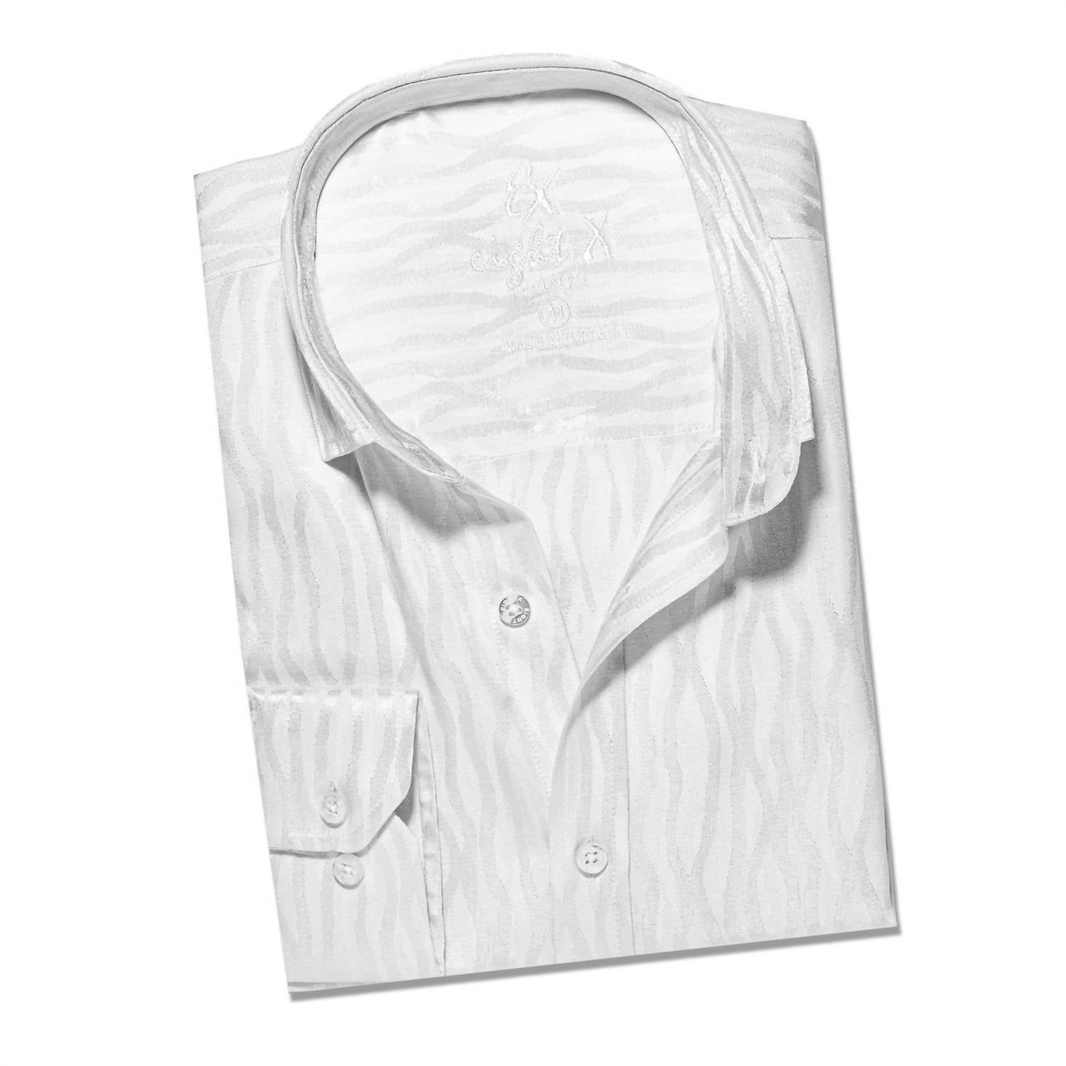 Eight X - Men's Hot Streak Jacquard Long Sleeve Button Down