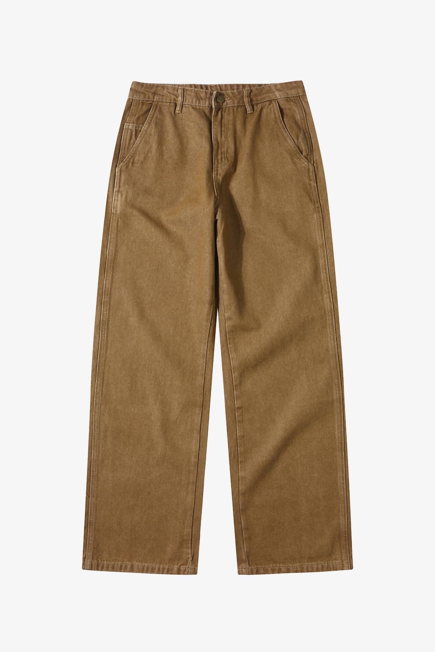Le Mont Saint Michel Women's Polino Denim Pants in brown - women's pants
