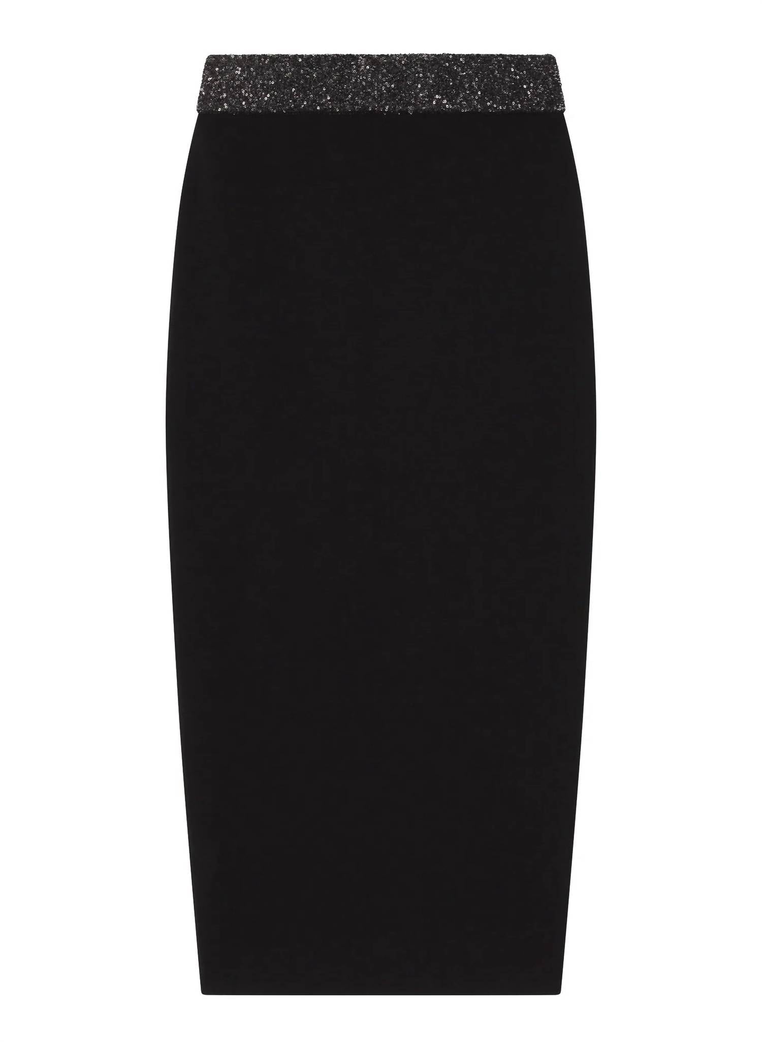A.L.C. - Jane Sequin Compact Knit Midi Skirt