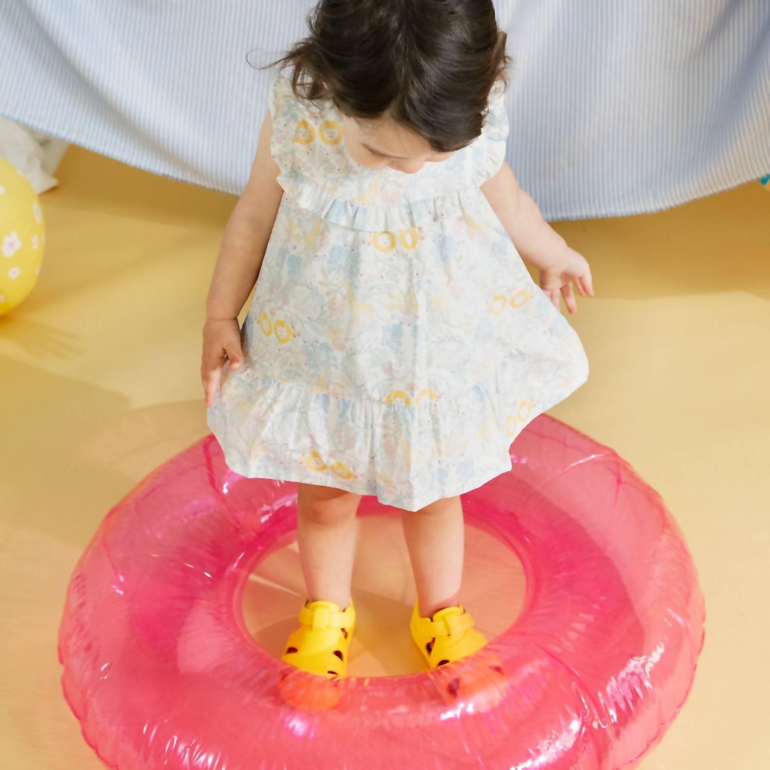 Magnetic Me - Girl's Nikki Menagerie Cotton Dress