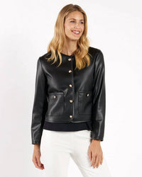 Jude Connally - Faux Leather Hope Jacket