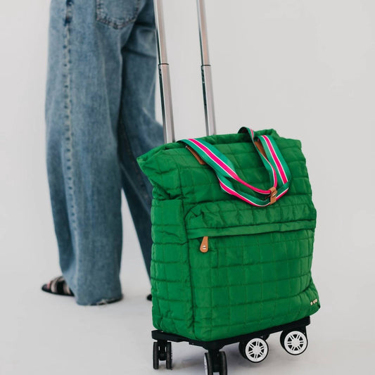 Pretty Simple - Women's Tenley Quilted Tote Roller Bag