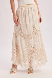 Bluivy - Elsa Lace Maxi Skirt