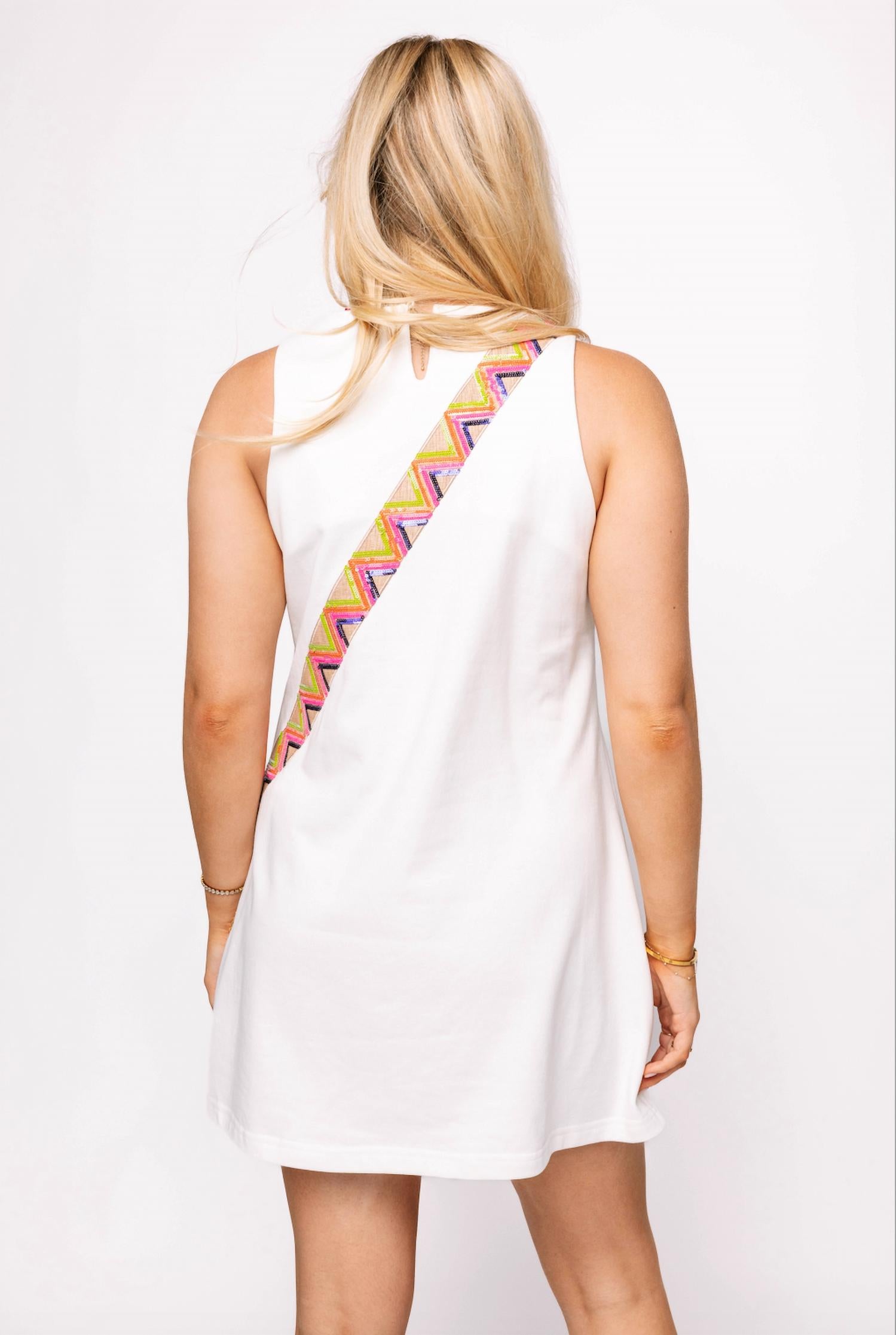 Queen Of Sparkles - Icon Crossbody Purse Tank Dress