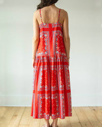 The Great. - Drop Waist Maxi Dress