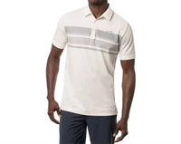 Travismathew - Counting Cards Striped Classic Fit Polo T-shirt
