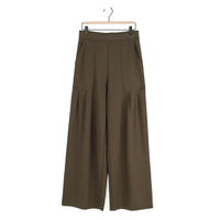 Clara Sun Woo - Knit Pants With Pleated Pockets