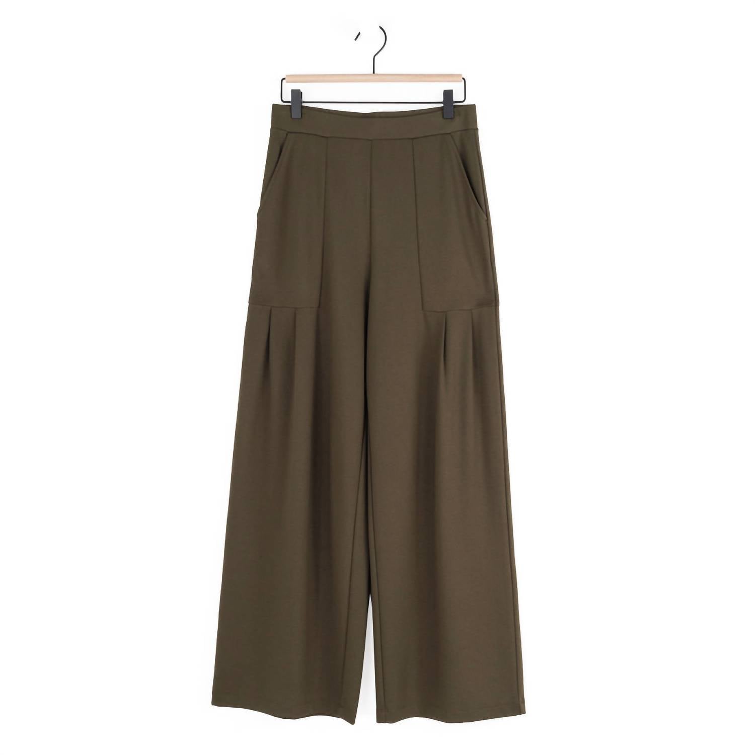 Clara Sun Woo - Knit Pants With Pleated Pockets