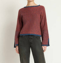 Nation LTD Willow Sweater in greenwich autumn leaf - women's sweater