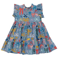 Pink Chicken - Girls Bows On Bows Dress