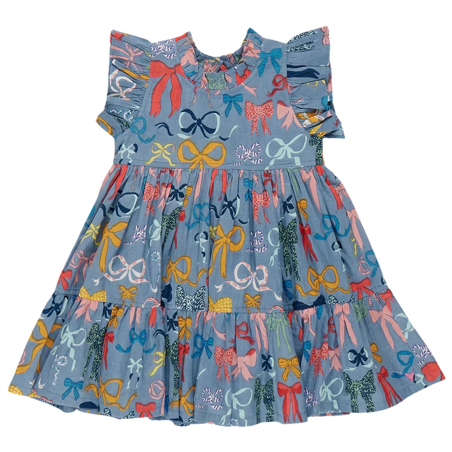 Pink Chicken - Girls Bows On Bows Dress