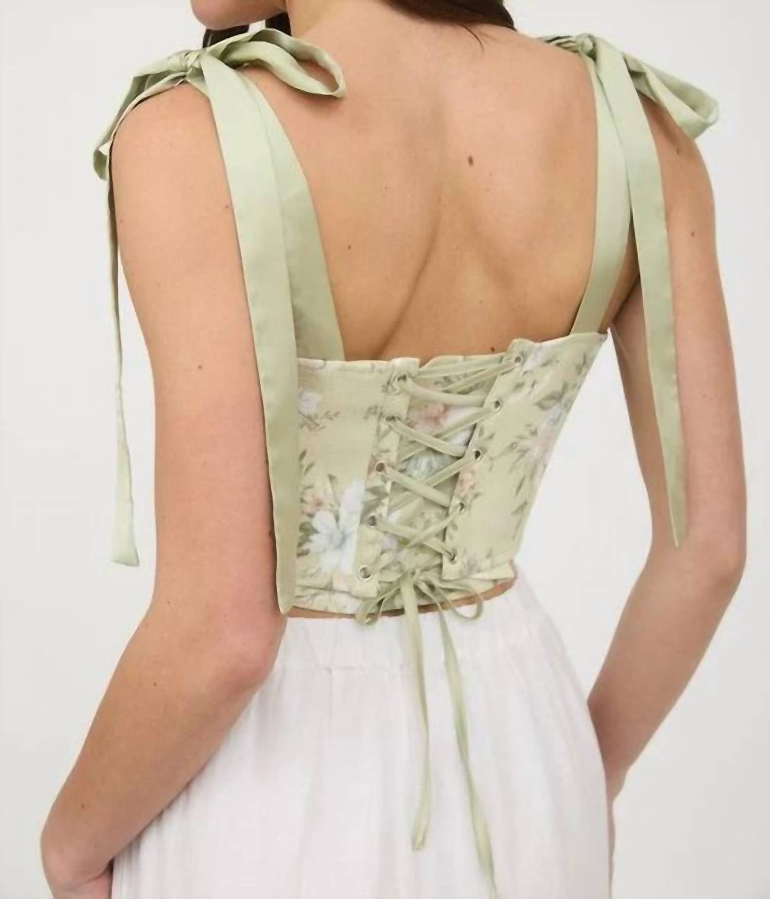 Mine - Sweet Corset Sleeveless Top