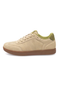 Woden Women's Bjork T-toe Sneaker in desert - women's sneaker