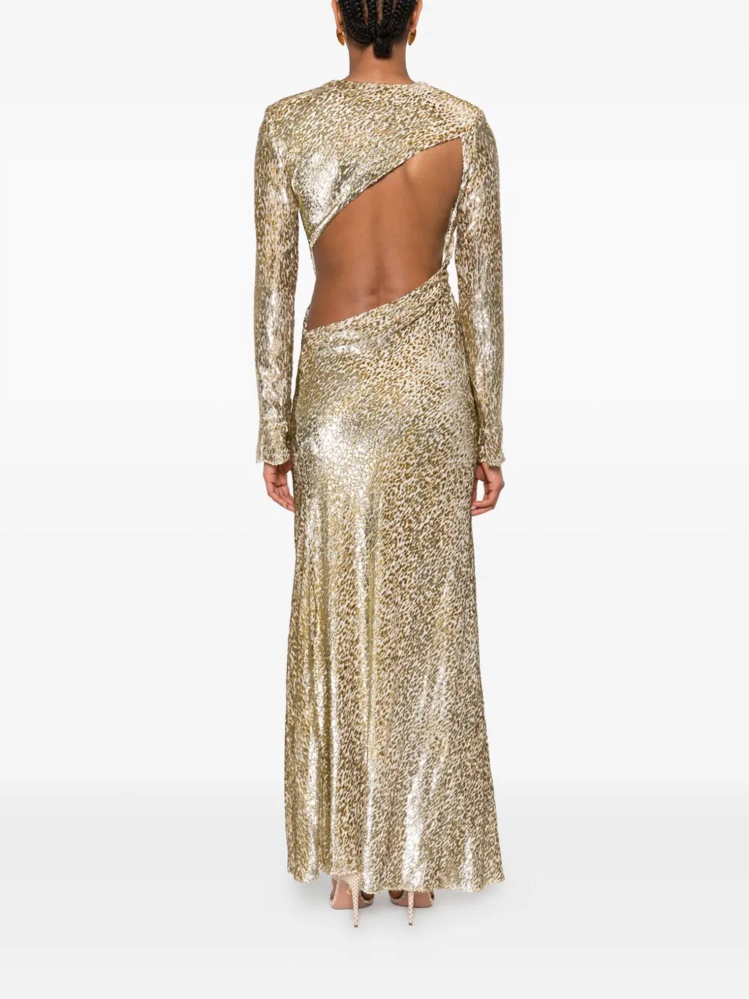 Self-Portrait - Fil Coupe Maxi Dress