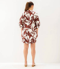 Karen Kane - Lantern Sleeve Button-Front Dress
