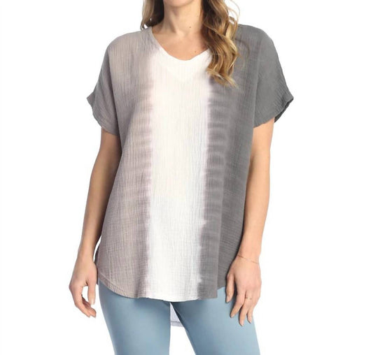 Jess & Jane - Mineral Washed Double Gauze Top