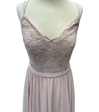 Morilee - Beaded Lace With Chiffon Vneck Gown