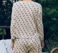 The Great. - Crop Sleep Henley Top