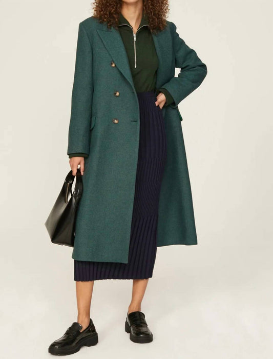 Something Navy - Double Breasted Coat
