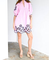 Never A Wallflower - High Neck Dress
