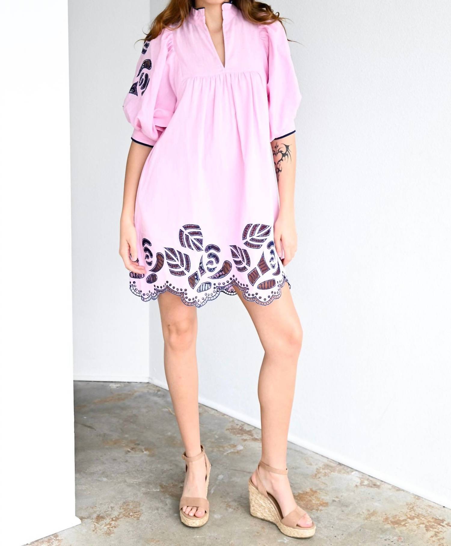 Never A Wallflower - High Neck Dress