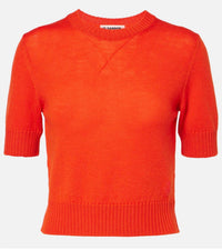 Jil Sander - Short Sleeve Crewneck Sweater